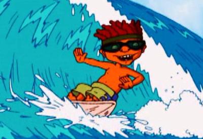 ROCKET POWER: ISLAND OF THE MENEHUNE surfing